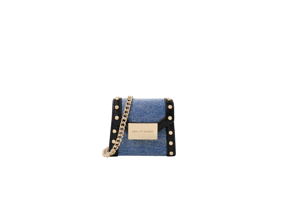 Mini sac IDEAL OF SWEDEN pour AirPods - Modèle Paloma - Reworked Denim