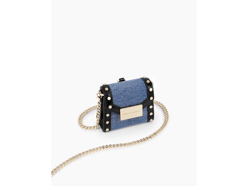 Mini sac IDEAL OF SWEDEN pour AirPods - Modèle Paloma - Reworked Denim