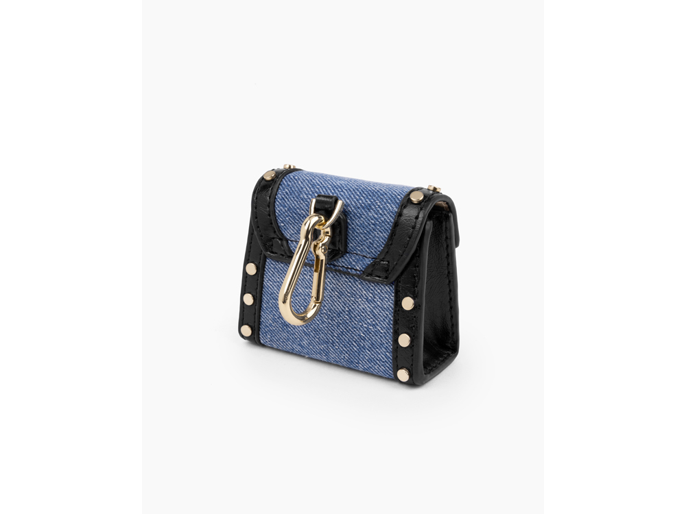 Mini sac IDEAL OF SWEDEN pour AirPods - Modèle Paloma - Reworked Denim