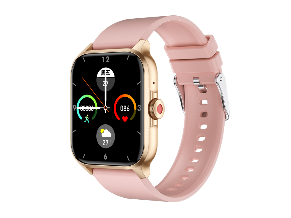 Montre connectée Eko - Modèle Lumos - Coloris Rose (Bracelet en TPU)