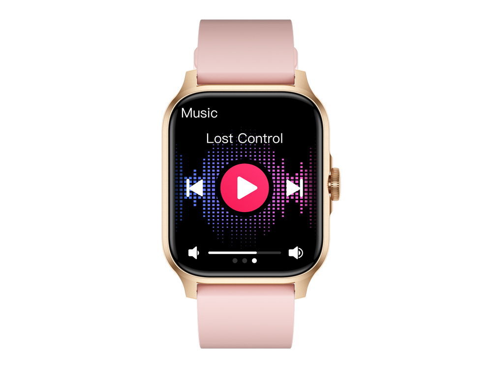 Montre connectée Eko - Modèle Lumos - Coloris Rose (Bracelet en TPU)