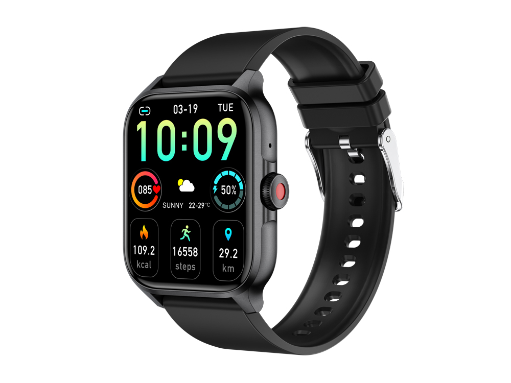 Montre connectée Eko - Modèle Lumos - Coloris Noir (Bracelet en TPU)
