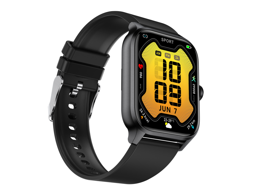 Montre connectée Eko - Modèle Lumos - Coloris Noir (Bracelet en TPU)