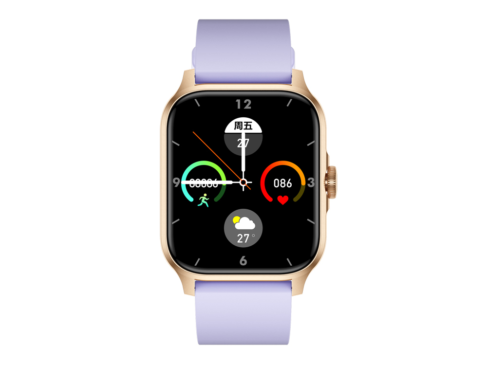 Montre connectée Eko - Modèle Lumos - Coloris Lavande (Bracelet en TPU)
