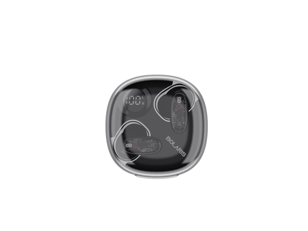 Écouteurs TWS Bolaris Bluetooth - Modèle Venezia - Coloris Noir