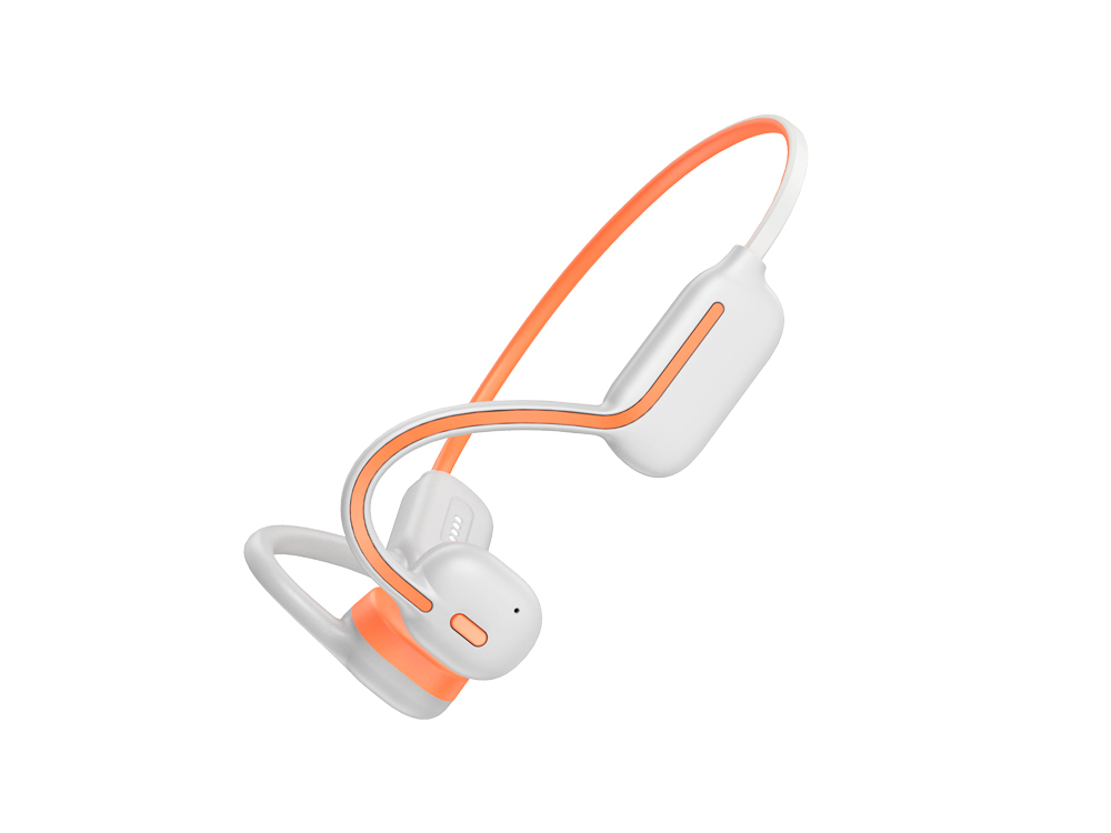 Casque de natation Bolaris IPX8 Bluetooth 5.3 32 GB - Modèle Bali - Coloris Blanc
