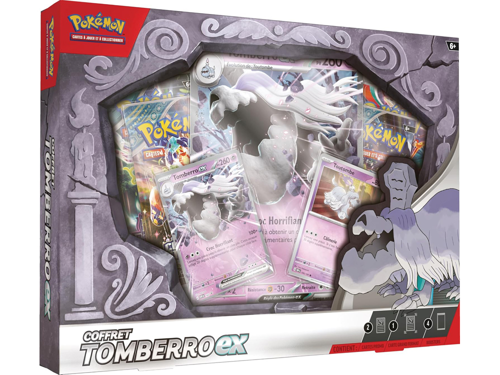Pokémon - Coffret de 4 Boosters Tomberro EX