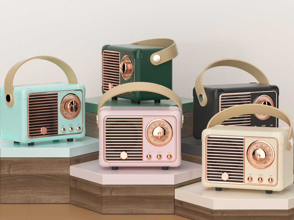 Enceinte Bolaris Bluetooth 5.0 3 W - Modèle Auteuil - Coloris Rose