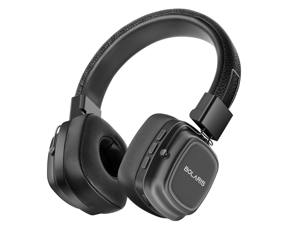 Casque stéréo Bluetooth 5.3 Bolaris - Modèle Portland - Coloris Noir