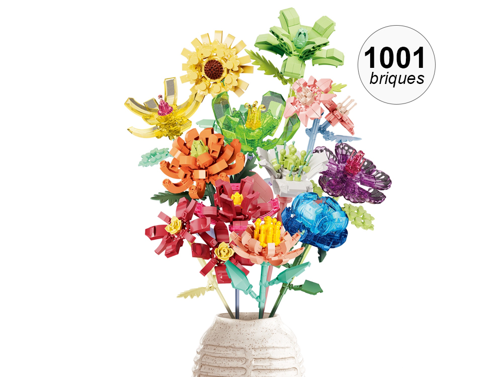 Jeu de construction 12 en 1 - 1001 briques