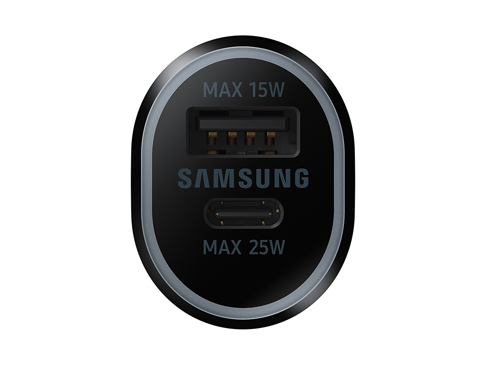 Chargeur voiture double Samsung rapide 40 W