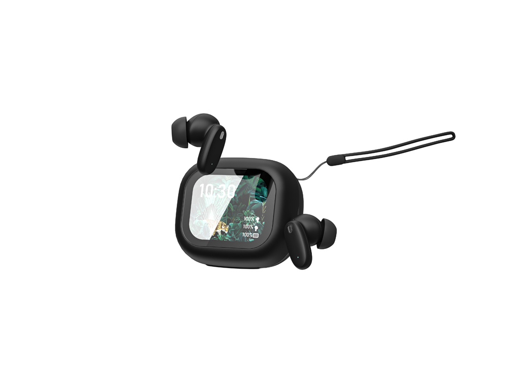 Écouteurs TWS Bolaris LCD Bluetooth 5.4 - Modèle Braga - Coloris Noir