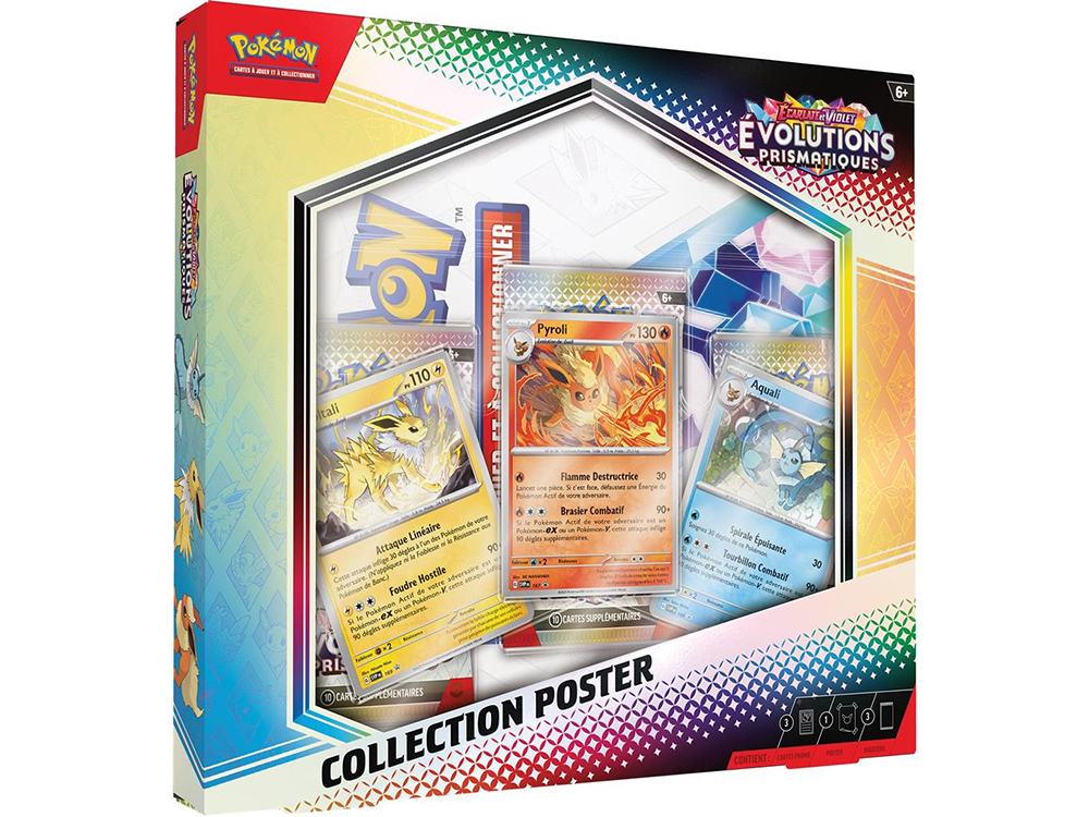 Pokémon - Coffret Poster Évolutions Prismatiques EV8.5