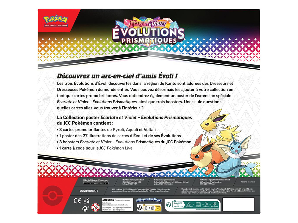 Pokémon - Coffret Poster Évolutions Prismatiques EV8.5