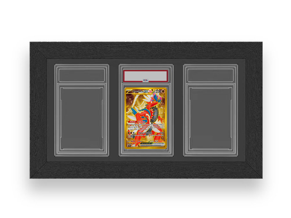 Cadre de présentation pour cartes gradées PSA - 3 emplacements