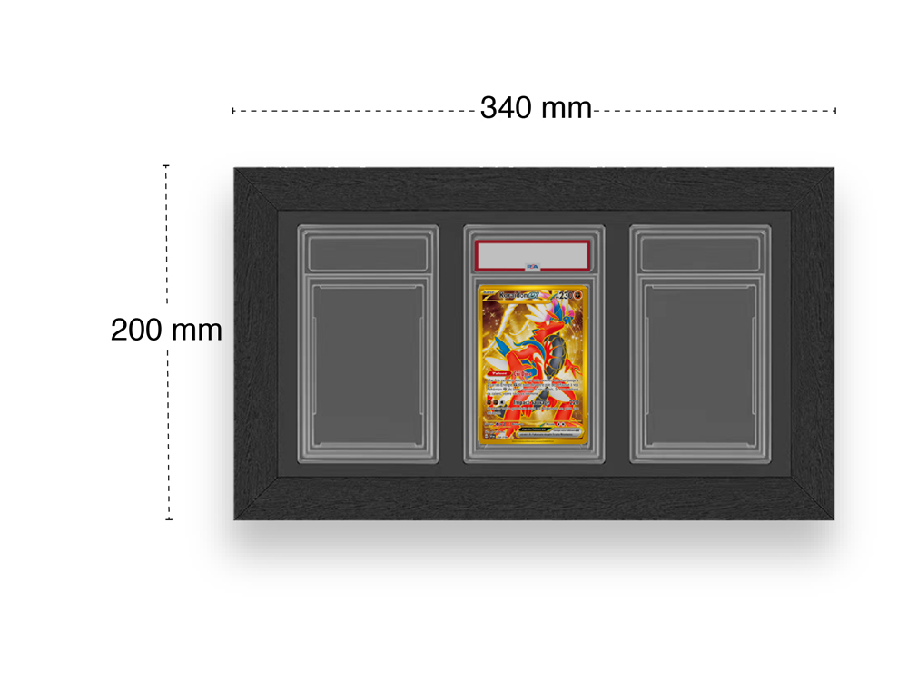 Cadre de présentation pour cartes gradées PSA - 3 emplacements