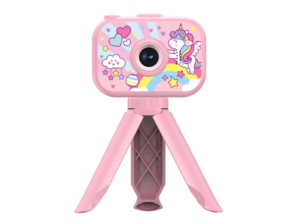Appareil photo numérique enfant avec trépied - Modèle Flexy - Coloris Rose