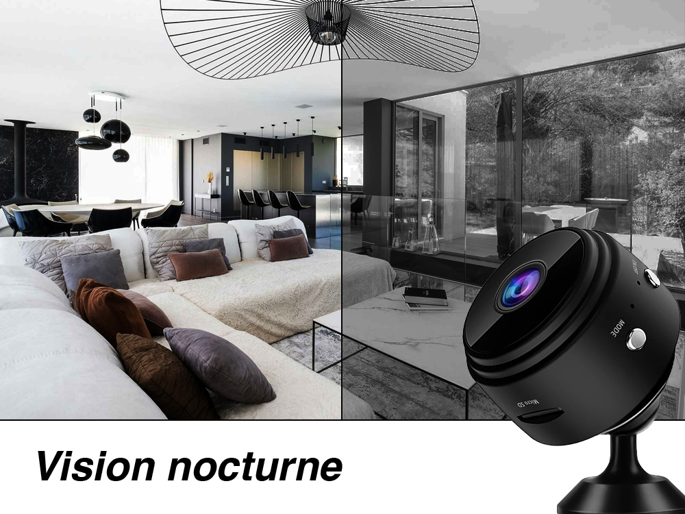Mini caméra espion 1080p Wifi - Modèle Xspy