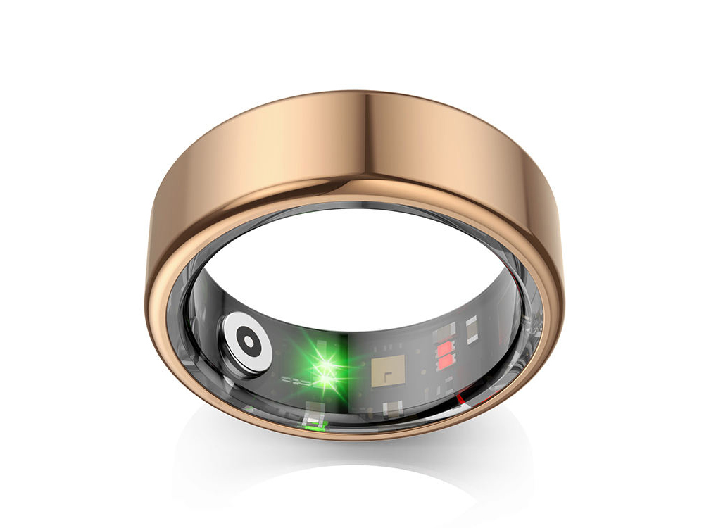 Bague connectée Mogie.avec étui - Modèle Titan - Coloris Or Rose - Taille 10