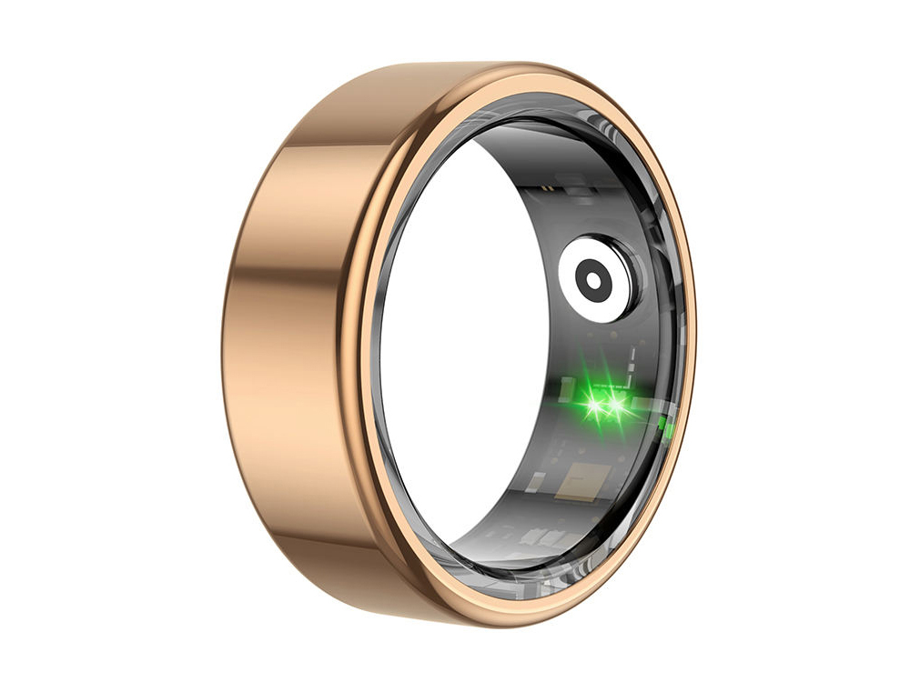 Bague connectée Mogie.avec étui - Modèle Titan - Coloris Or Rose - Taille 10