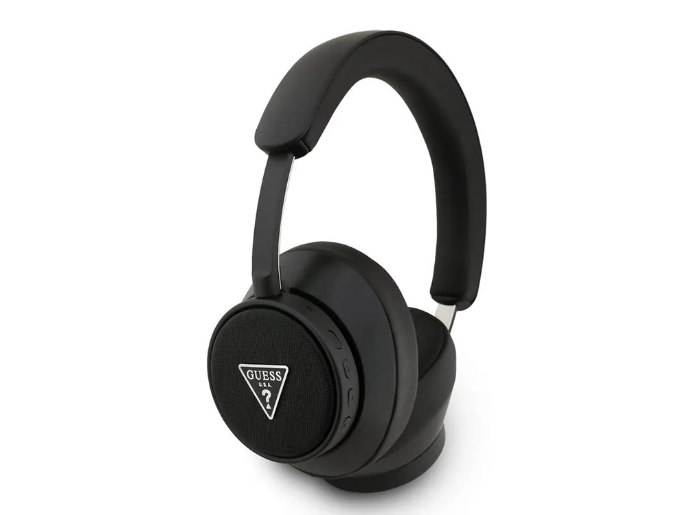 Casque Bluetooth 5.4 ENC Guess Saffiano - Noir
