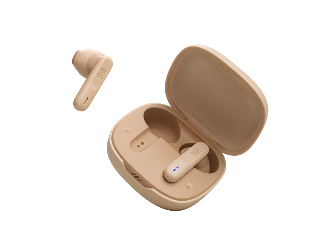 Écouteurs intra-auriculaires sans fil True Wireless JBL Wave Flex - Beige