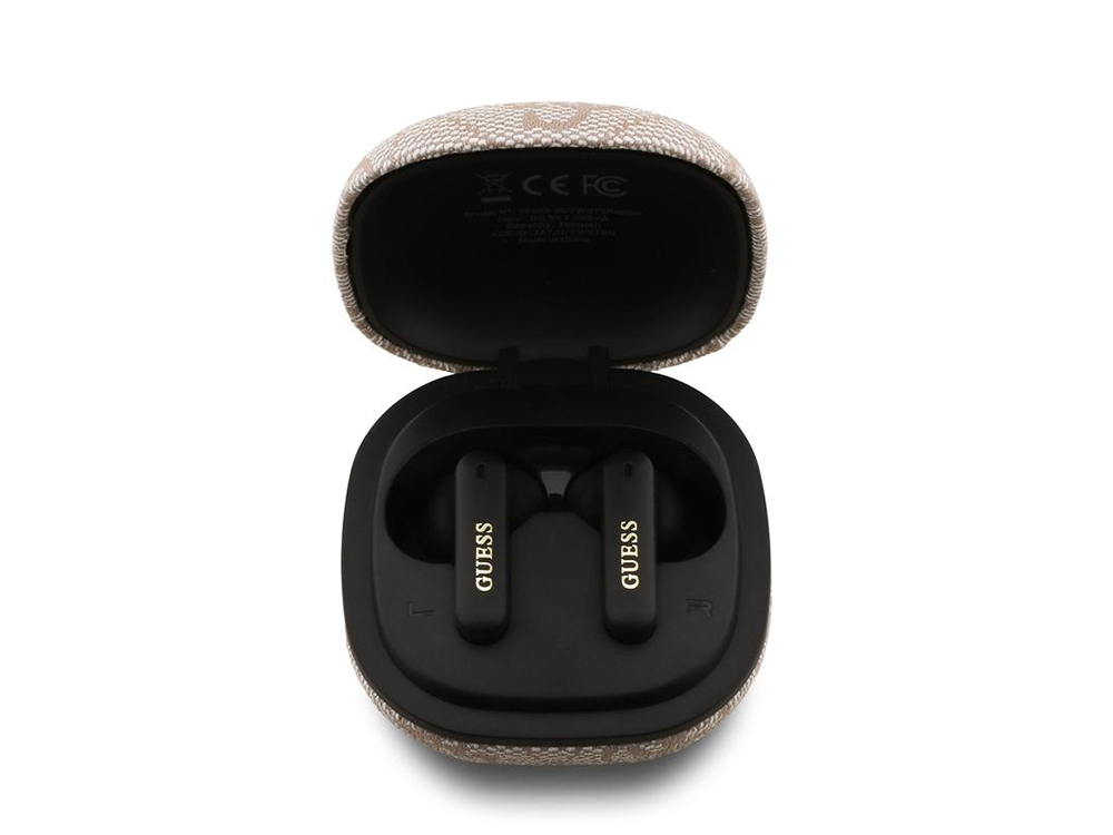 Écouteurs Bluetooth 5.4 ENC Guess 4G Script - Rose