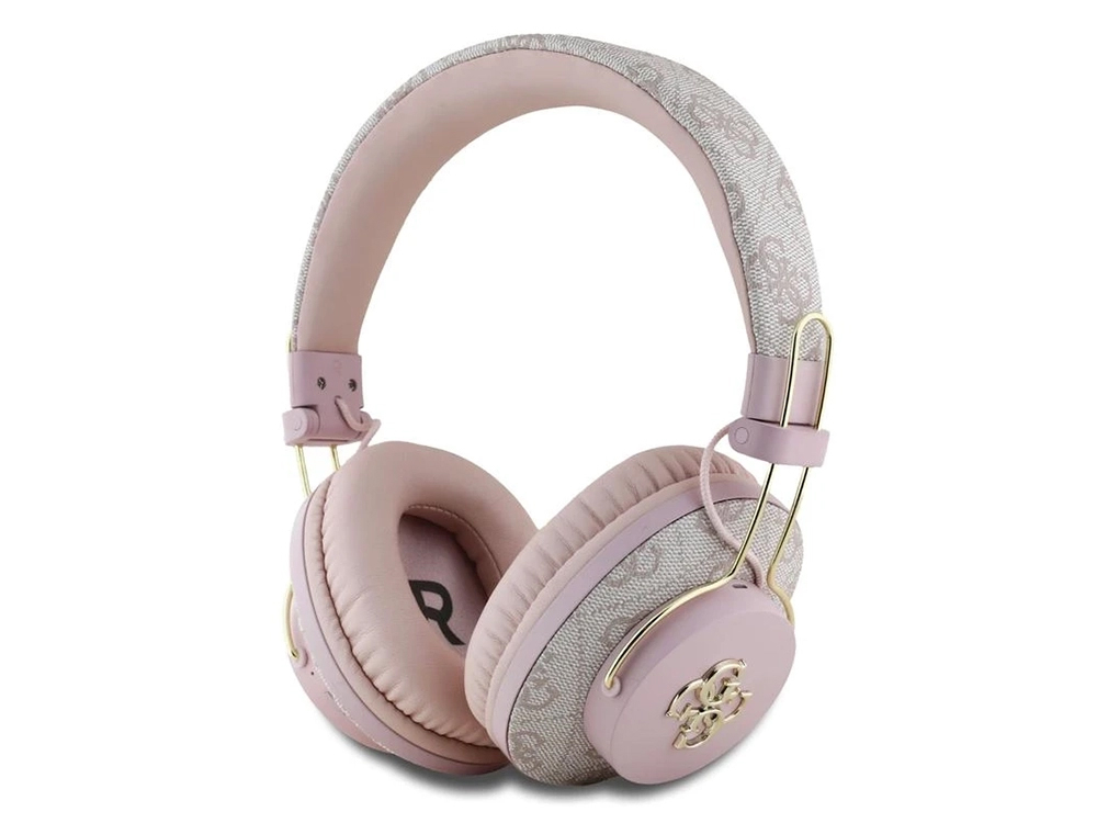 Casque Bluetooth 5.3 ENC Guess 4G Metal - Rose