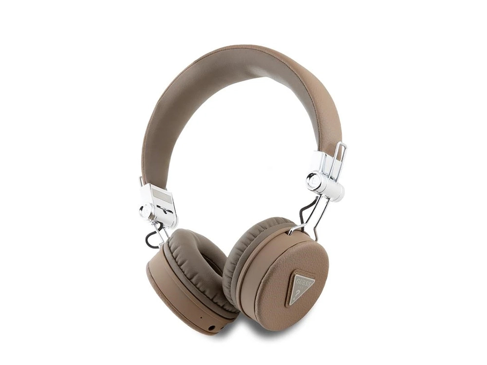 Casque Bluetooth 5.3 ENC Guess Triangle - Marron