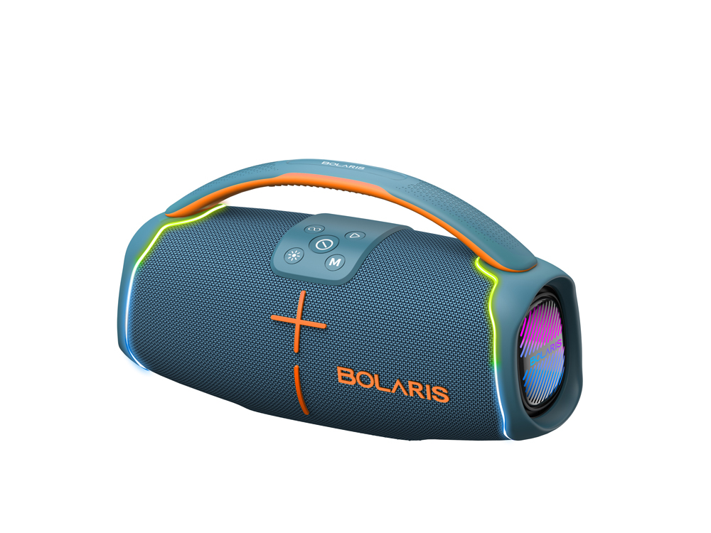 Enceinte Bolaris Bluetooth IPX6 60 W RMS - Modèle Brisbane - Coloris Bleu