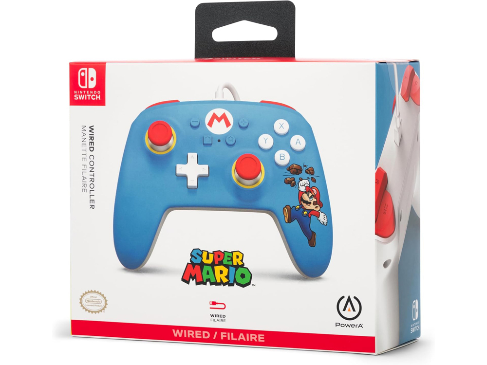 Manette filaire pour Nintendo Switch - Brick Breaker Mario