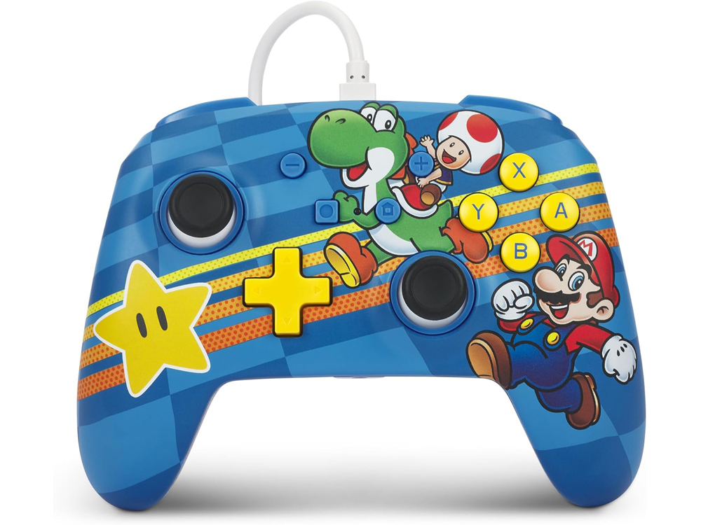 Manette filaire pour Nintendo Switch - Mushroom Kingdom Friends