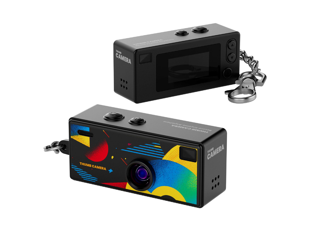 Mini caméra 1080p - Modèle Rétro 80 - Coloris Noir