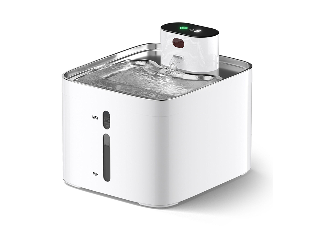 Fontaine à eau sans fil Inox 4,2L - Modèle INO2 - Coloris Blanc