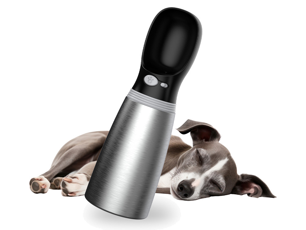 Gourde thermo en inox 304 pour animaux 700 ml - Modèle GDX01