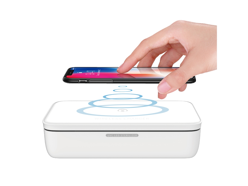 Boite de stérilisateur UV avec rechargement sans fil