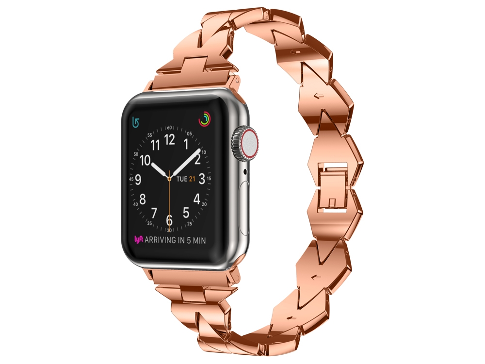 Bracelet Baroque pour Apple Watch 42/44mm - Rose