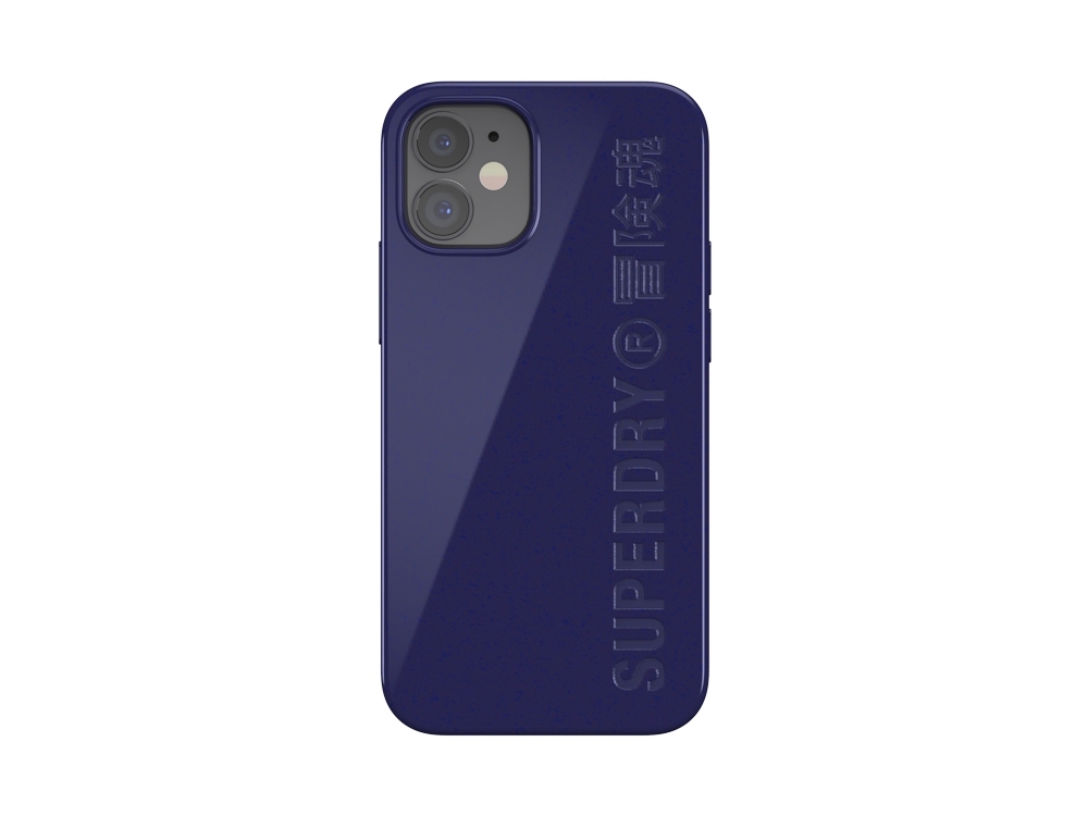 Coque Superdry Snap Case Compostable pour iPhone 12 Mini - Bleue