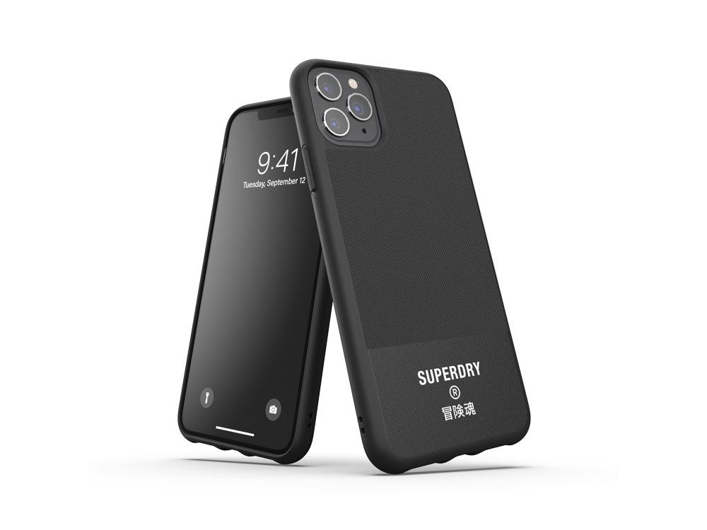 Coque Superdry Canvas pour iPhone 11 Pro Max - Noire