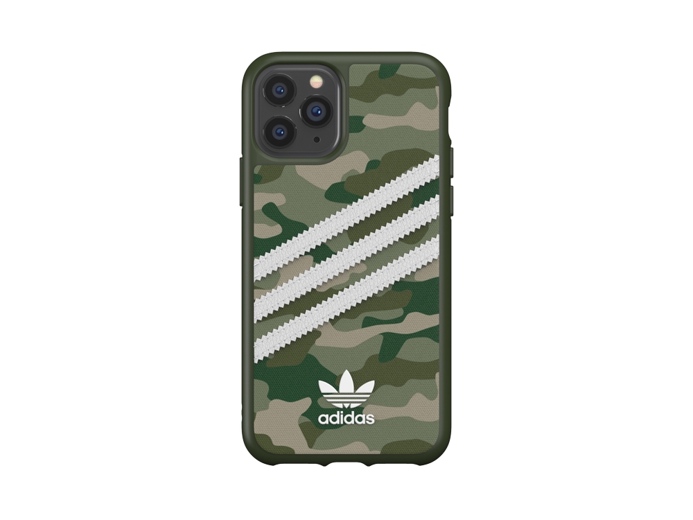 Coque Adidas Originals 3 Stripes Camo pour iPhone 11 Pro - Kaki