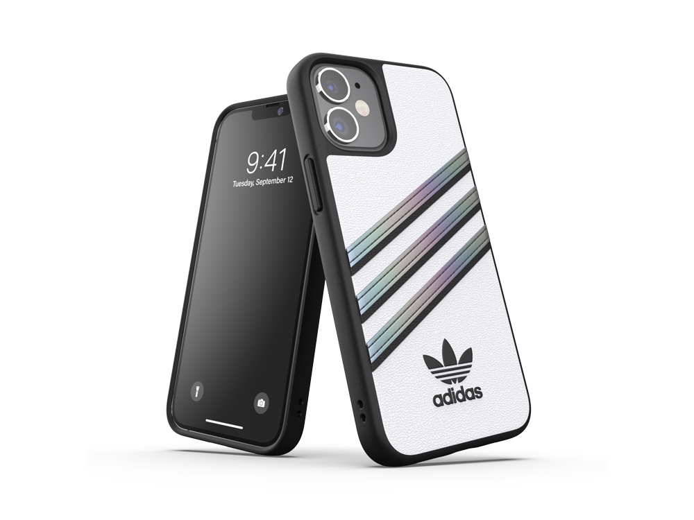 Coque Adidas Originals 3 Stripes pour iPhone 12 Mini - Blanche