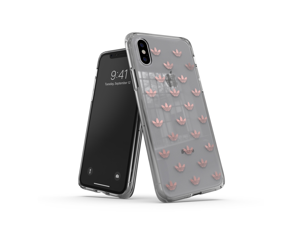 Coque Adidas Originals Trefoil Clear pour iPhone X et iPhone XS - Transparente