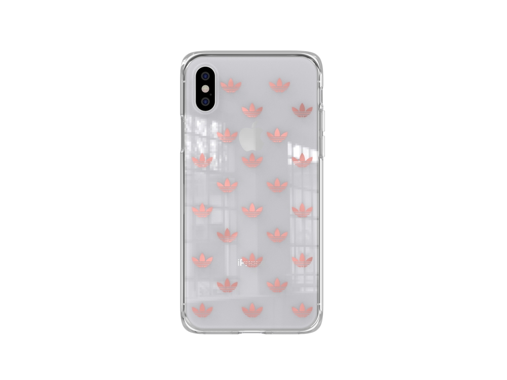 Coque Adidas Originals Trefoil Clear pour iPhone X et iPhone XS - Transparente