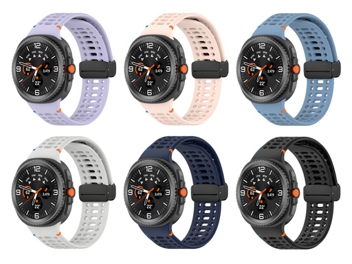 [TTE1158] Pack 6 bracelets en TPU pour Samsung Galaxy Watch 8 / 8 Classic
