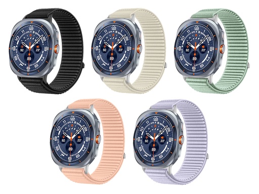 [TTE1161] Pack 5 bracelets en nylon pour Samsung Galaxy Ultra II 2025