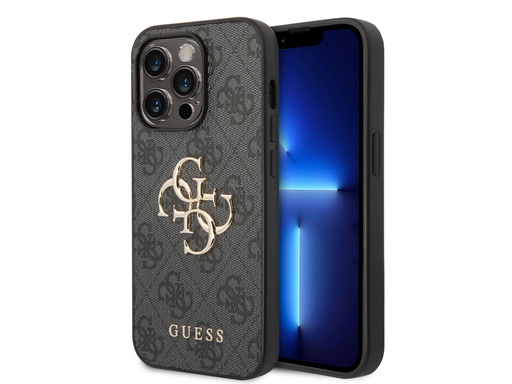[H71568] Coque Guess PU 4G Big pour iPhone 15 Pro (Noir)