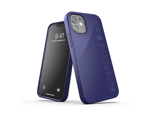 [SX6301] Coque Superdry Snap Case Compostable pour iPhone 12 Mini (Bleu)