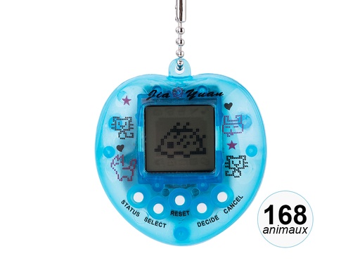 [TK217] Animal électronique virtuel 168 animaux - Modèle Evolution (Bleu)