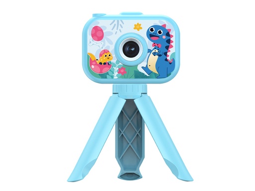 [TK412] Appareil photo numérique enfant avec trépied - Modèle Flexy (Bleu)