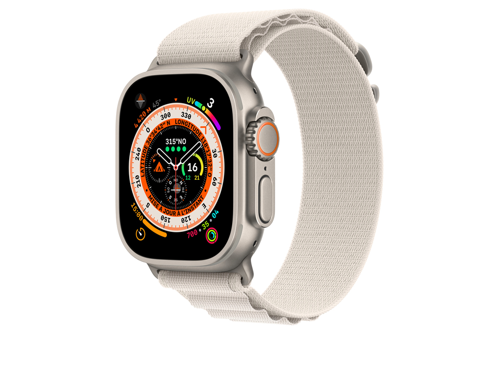 Bracelet en textile pour Apple Watch Ultra 49mm